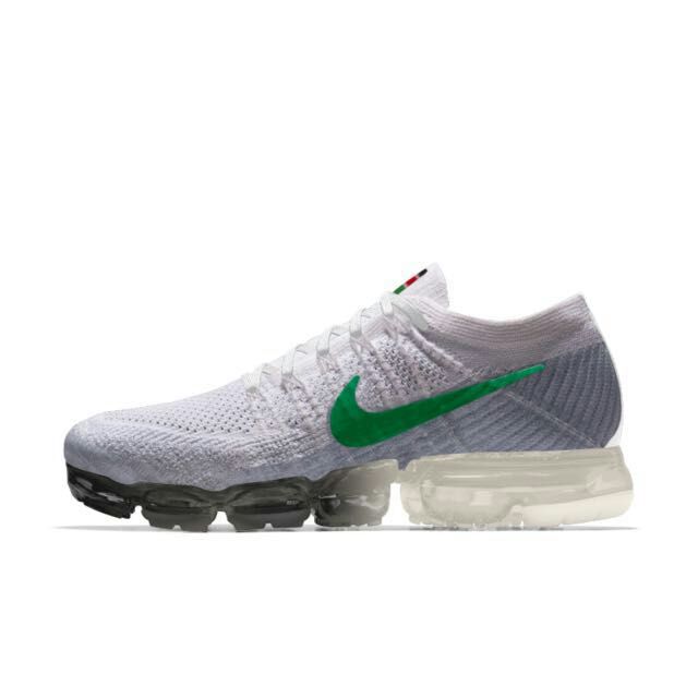 Nike Air VaporMax Flyknit National Flag Grey Green Shoes